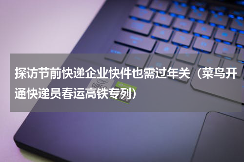 探访节前快递企业快件也需过年关（菜鸟开通快递员春运高铁专列）