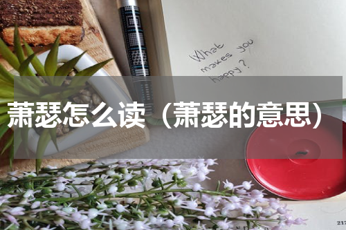 萧瑟怎么读（萧瑟的意思）