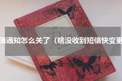 短信通知怎么关了（啥没收到短信快变更）