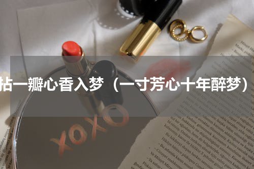 拈一瓣心香入梦（一寸芳心十年醉梦）