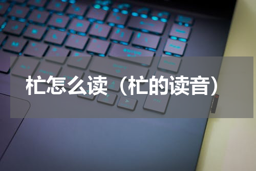 杧怎么读（杧的读音）