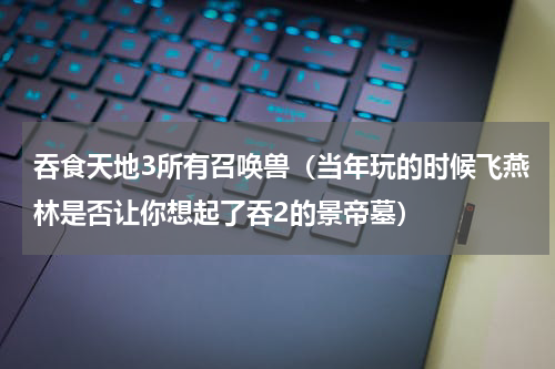 吞食天地3所有召唤兽（当年玩的时候飞燕林是否让你想起了吞2的景帝墓）