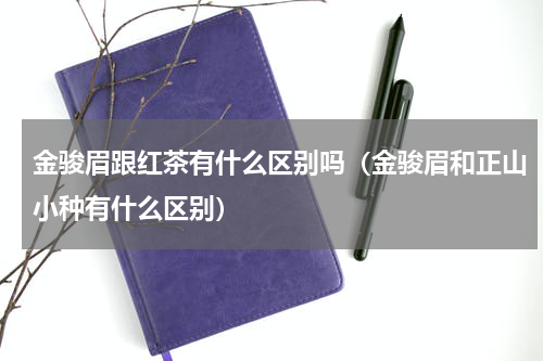 金骏眉跟红茶有什么区别吗（金骏眉和正山小种有什么区别）
