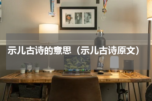 示儿古诗的意思（示儿古诗原文）