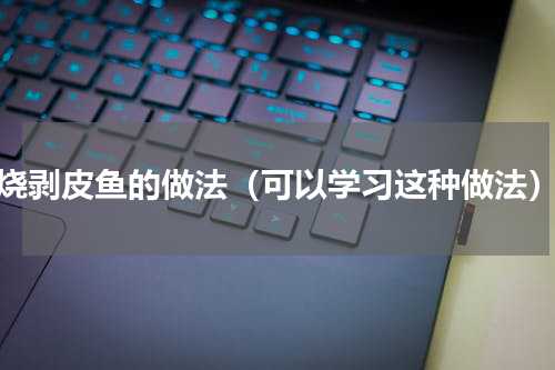 烧剥皮鱼的做法（可以学习这种做法）