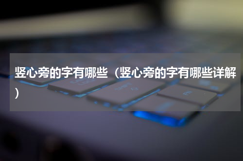 竖心旁的字有哪些（竖心旁的字有哪些详解）