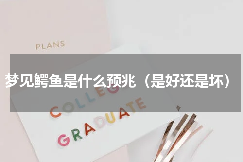 梦见鳄鱼是什么预兆（是好还是坏）