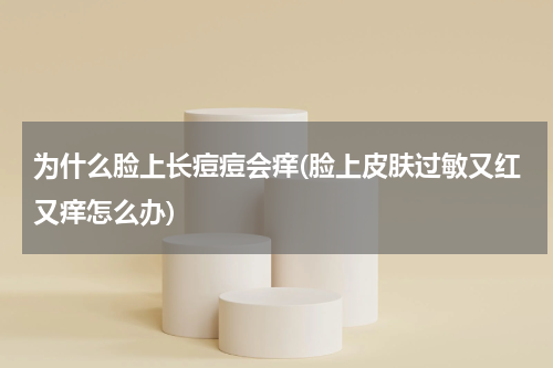 为什么脸上长痘痘会痒(脸上皮肤过敏又红又痒怎么办)