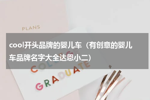 cool开头品牌的婴儿车（有创意的婴儿车品牌名字大全达恩小二）
