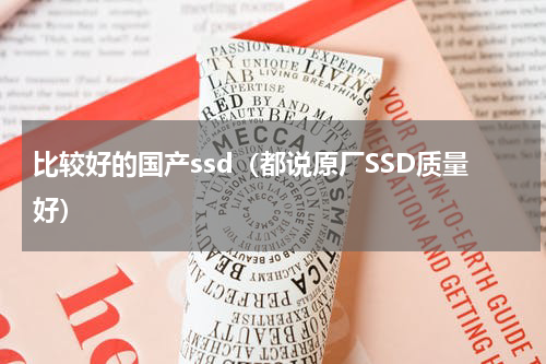 比较好的国产ssd（都说原厂SSD质量好）