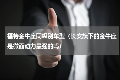 福特金牛座同级别车型（长安旗下的金牛座是微面动力最强的吗）