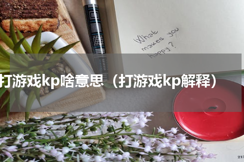 打游戏kp啥意思（打游戏kp解释）