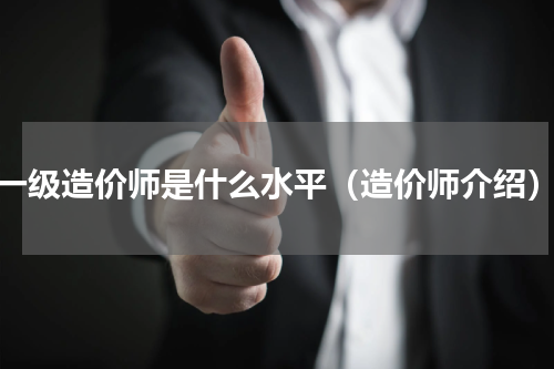 一级造价师是什么水平（造价师介绍）