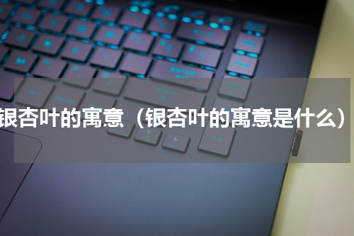 银杏叶的寓意（银杏叶的寓意是什么）