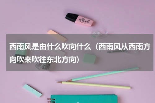 西南风是由什么吹向什么（西南风从西南方向吹来吹往东北方向）