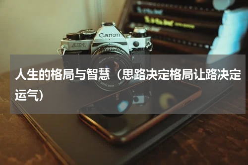 人生的格局与智慧（思路决定格局让路决定运气）