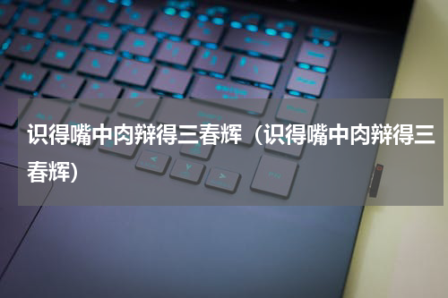 识得嘴中肉辩得三春辉（识得嘴中肉辩得三春辉）