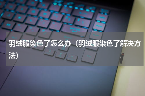 羽绒服染色了怎么办（羽绒服染色了解决方法）