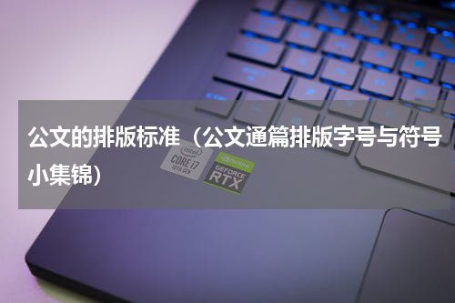 公文的排版标准（公文通篇排版字号与符号小集锦）