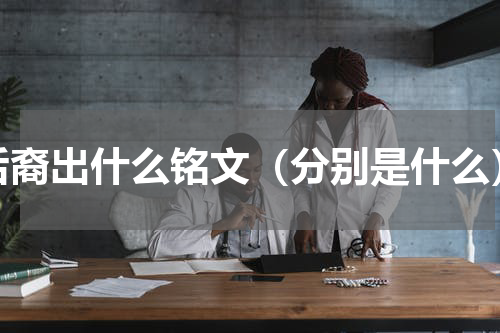 后裔出什么铭文（分别是什么）