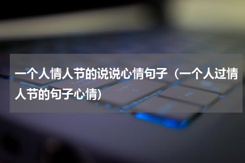 一个人情人节的说说心情句子（一个人过情人节的句子心情）