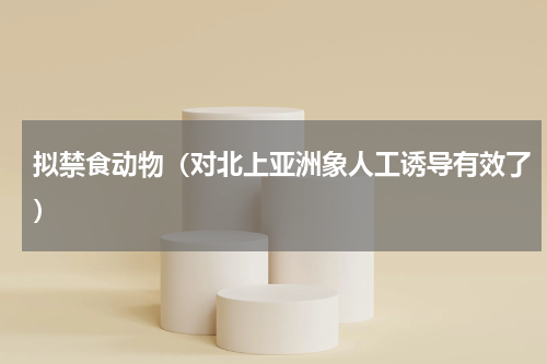 拟禁食动物（对北上亚洲象人工诱导有效了）