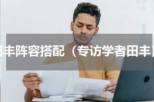 田丰阵容搭配（专访学者田丰）
