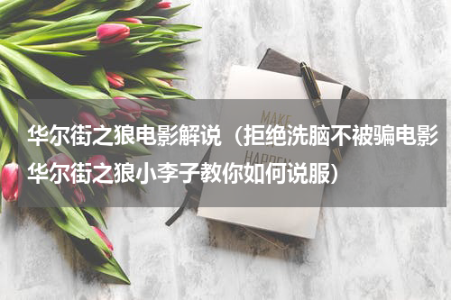 华尔街之狼电影解说（拒绝洗脑不被骗电影华尔街之狼小李子教你如何说服）