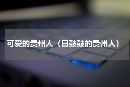 可爱的贵州人（日鼓鼓的贵州人）