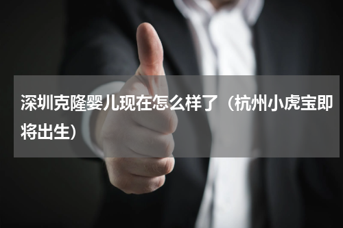 深圳克隆婴儿现在怎么样了（杭州小虎宝即将出生）