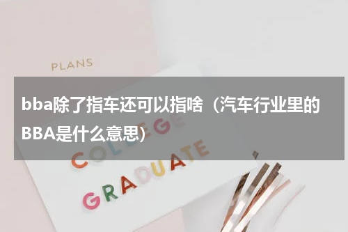 bba除了指车还可以指啥（汽车行业里的BBA是什么意思）