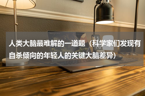 人类大脑最难解的一道题（科学家们发现有自杀倾向的年轻人的关键大脑差异）