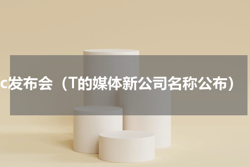 dc发布会（T的媒体新公司名称公布）