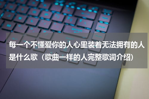 每一个不懂爱你的人心里装着无法拥有的人是什么歌（歌曲一样的人完整歌词介绍）