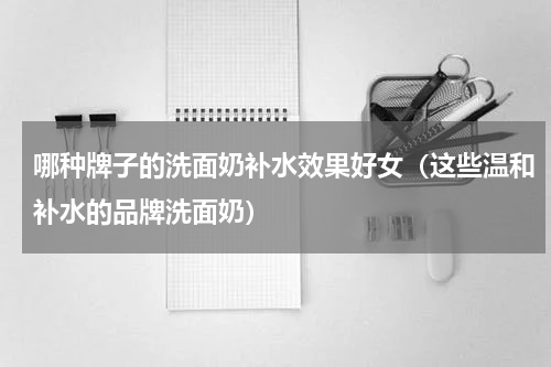 哪种牌子的洗面奶补水效果好女（这些温和补水的品牌洗面奶）