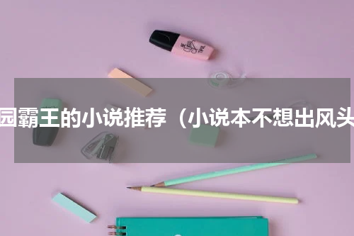 校园霸王的小说推荐（小说本不想出风头）