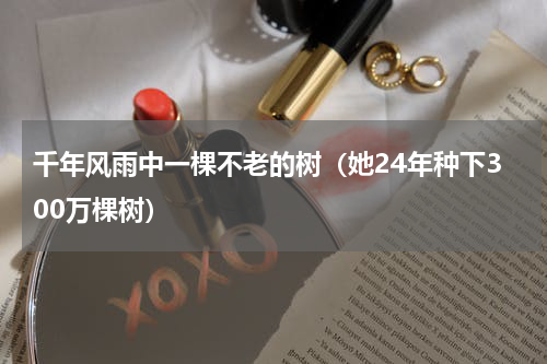 千年风雨中一棵不老的树（她24年种下300万棵树）