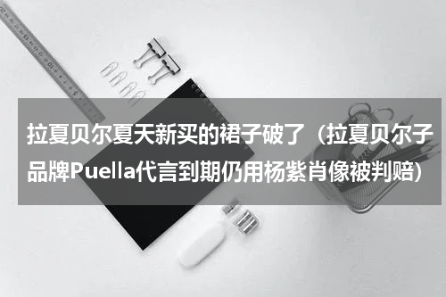拉夏贝尔夏天新买的裙子破了（拉夏贝尔子品牌Puella代言到期仍用杨紫肖像被判赔）