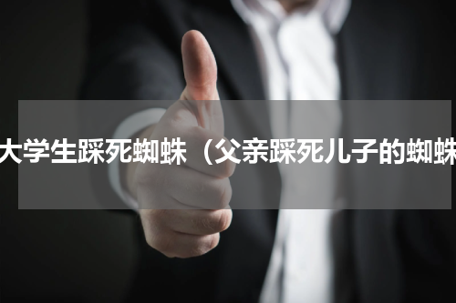 女大学生踩死蜘蛛（父亲踩死儿子的蜘蛛）