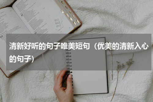 清新好听的句子唯美短句（优美的清新入心的句子）