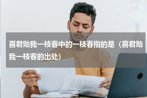 喜君贻我一枝春中的一枝春指的是（喜君贻我一枝春的出处）