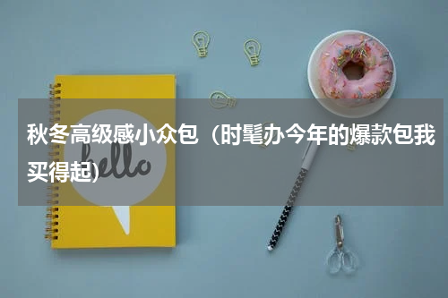 秋冬高级感小众包（时髦办今年的爆款包我买得起）