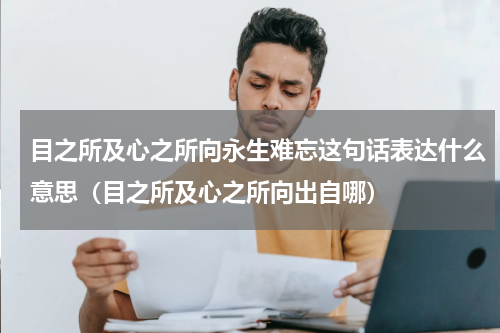目之所及心之所向永生难忘这句话表达什么意思（目之所及心之所向出自哪）