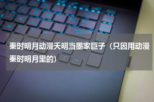 秦时明月动漫天明当墨家巨子（只因用动漫秦时明月里的）