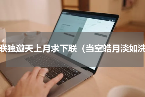 上联独邀天上月求下联（当空皓月淡如洗）