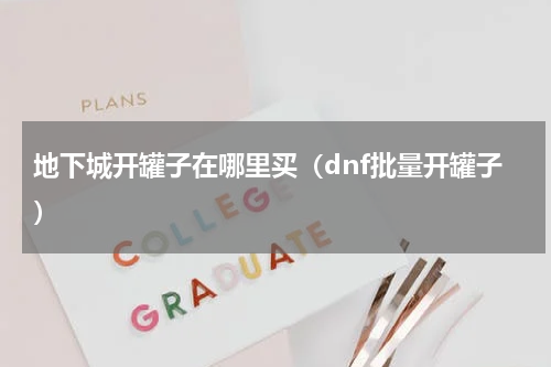 地下城开罐子在哪里买（dnf批量开罐子）