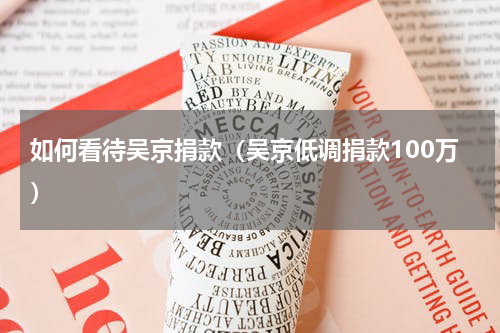 如何看待吴京捐款（吴京低调捐款100万）
