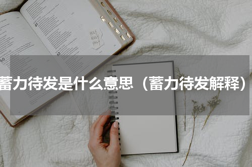 蓄力待发是什么意思（蓄力待发解释）