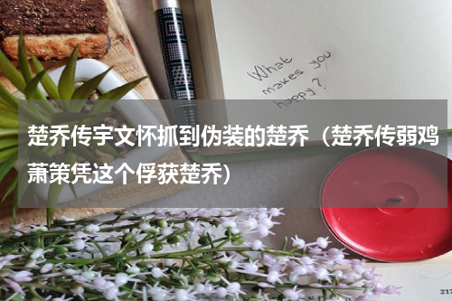 楚乔传宇文怀抓到伪装的楚乔（楚乔传弱鸡萧策凭这个俘获楚乔）