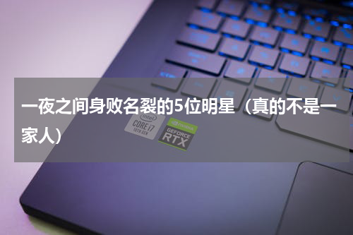 一夜之间身败名裂的5位明星（真的不是一家人）